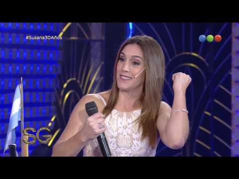 "La Sole" se animó a cantar cumbia - Susana Giménez 2017