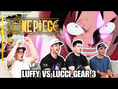 LUFFY VS LUCCI GEAR 3🤯...One Piece Enies Lobby Episodes 302-309 | Reaction/Review