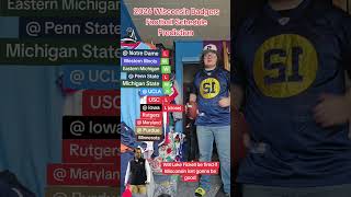 39/138: Wisconsin Badgers Football Schedule Prediction. 99 FBS teams to go! Which team next???