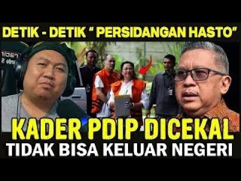 SATU LAGI  KADER PDIP DICEKAL  KPK  DETIK DETIK SIDANG  PRAPERADILAN HASTO    PDIP MAKIN REDUP