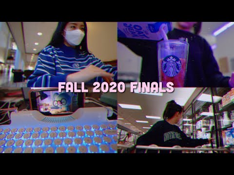 college finals week -- fall 2020 -- exam week VLOG