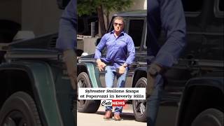 Sylvester Stallone Snaps at Paparazzi in Beverly Hills #shorts #rambo #paparazzi #wholesome