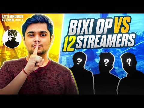 12 Streamers Shocked by Bixi Op Skills  🔥 | Bixi Op vs Streamers  | BGMI