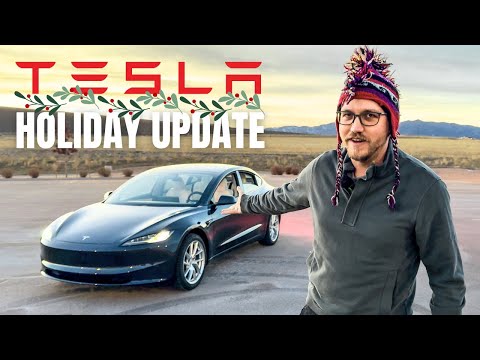 Tesla's Huge 2024 Holiday Update Is Here! Unwrapping Apple Watch App, Weather, Light Shows & More