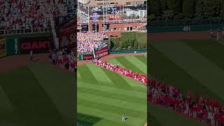 The 2026 Phillies walking from CF on Opening Day vs Texas Rangers - 3/26/2026