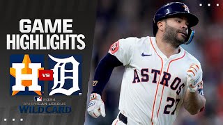 Detroit Tigers vs Houston Astros Game 1 Full Highlights - October 1, 2024 | 2024 MLB Wild Card
