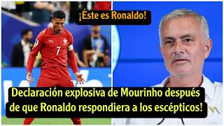Comentario mordaz de Mourinho tras el doblete de Cristiano Ronaldo en el partido Portugal vs. Uzbeki