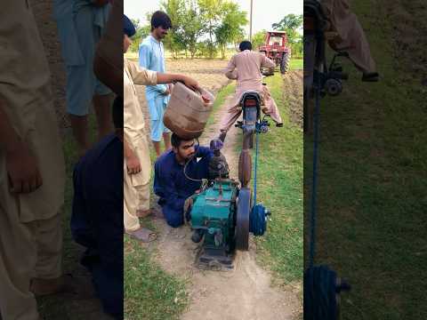 Silent bike 🚴 21hp diesel engine starting new experiment