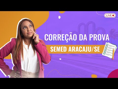 Concurso SEMED Aracaju SE Correção da Prova | Pedagogia para Concurso