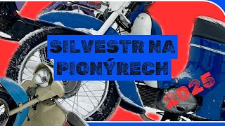 SILVESTR 2025 na motocyklu JAWA 50 - Projížďka #7
