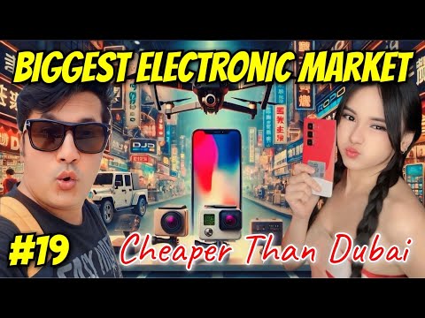 Biggest Electronic Market in Pattaya | IPhone 16,DJI Drone GoPro13 Price in Thailand Electronic Mall