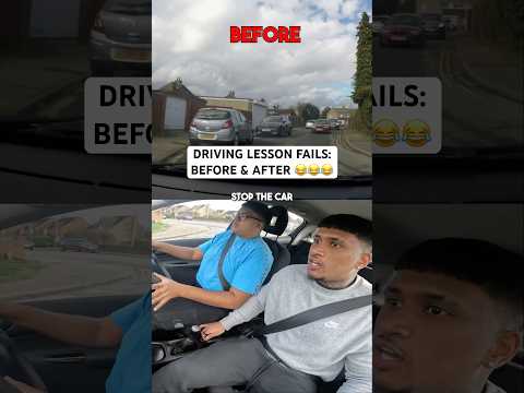 “SLOW DOWN!” DRIVING FAIL 😩😭 #shorts #driving #drivinglessons #drivingtest