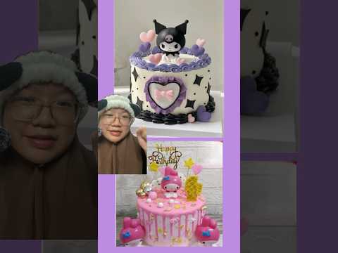 kalian suka Kue yang mana untuk ulang tahun kalian? #kue #kuromi #melody