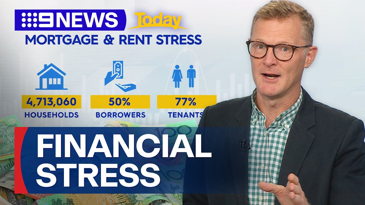 Over one million Aussies under financial stress | 9 News Australia