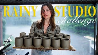 Cozy Studio Day: My First Time Trying Production Pottery