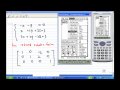 Row Echelon Form and Equations