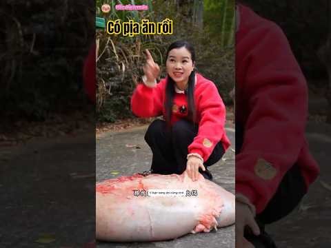 su su lấy cái bụng bò siêu to về nấu lẩu pịa cho chồng ăn và cái kết #amthuc #giaitri