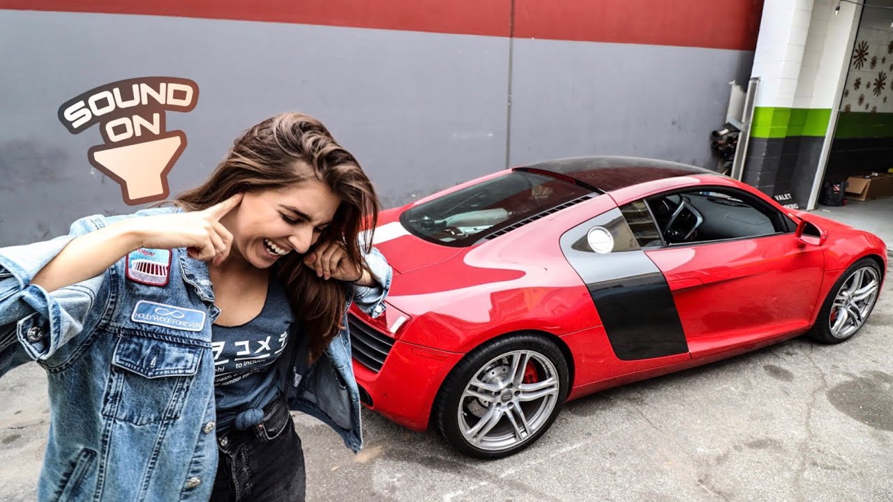 MAYBE THE LOUDEST AUDI R8 IN THE WORLD? EMELIA VLOGS