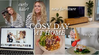 Cosy day at home VLOG | home updates + creating my wedding album (ft. Milk Books)