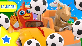 ¡PENALES!🏆BARTOLITO Y PEPE VS VACA LOLA Y PERCHERON⚽LA GRANJA DE ZENÓN A RODAR 🚗 El Reino Sorpresas