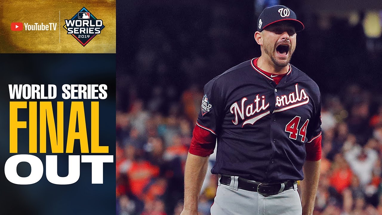 Washington Nationals get final out to win the 2019 World Series!