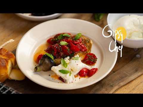 Receta de ENSALADA tibia de berenjena a la parmigiana | Gipsy Chef
