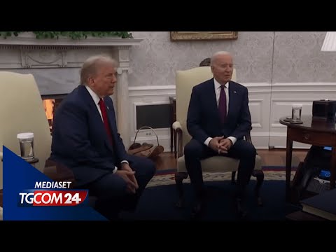 Biden e Trump, l'incontro alla Casa Bianca