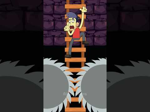 Genius Noob Beats Jump Rope (Animation Meme)#shorts #memes