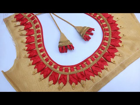 Latest model festival special designer blouse design||New year special back neck blouse beautiful