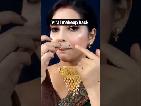 viral makeup hack #shorts #youtubeshorts #makeup #hack #tutorial