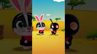 Kids imitate. Kids kidding. Bunnies funnies