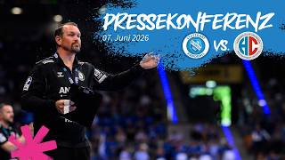 TVB Stuttgart vs. HC Erlangen | Die Pressekonferenz nach dem Spiel!