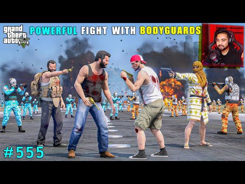 Michael's Powerful Battle With Jason's Bodyguards | Gta V Gameplay