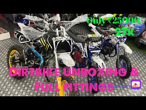 Dirt bike unboxing & full fitting / mini bike #minibike #dirtbike