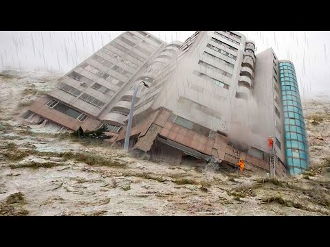 Sirens blaring across the city! Over 58,000 victims begging to be evacuated! Flooding in China