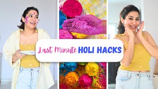Last Minute Holi Ideas 🎨🌈 🧡| Anishka Khantwaal |