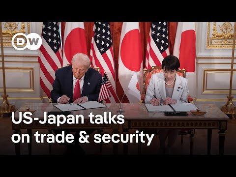 YouTube video thumbnail: Trump in Japan: New Deal on Rare Earths and Other Critical Minerals Signed