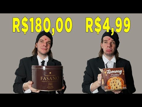 Você Consegue Perceber a Diferença Entre um Chocotone Barato e Um Caro?