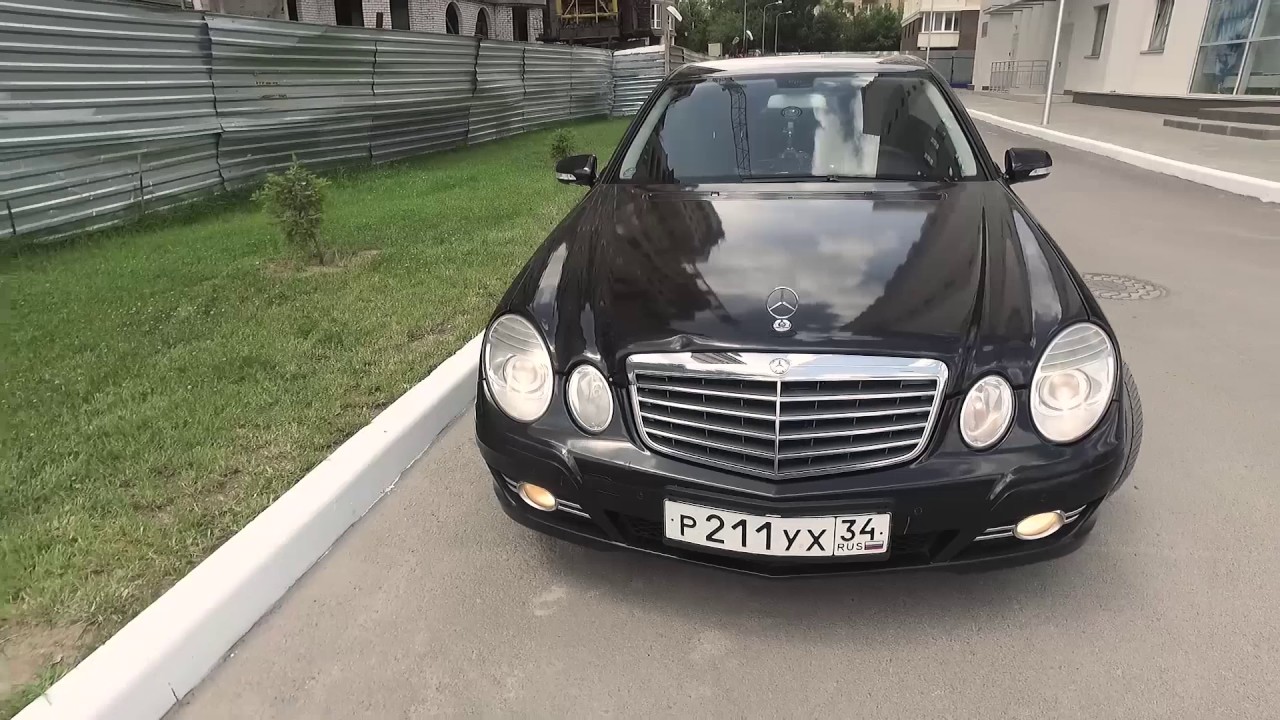 Старый Е-класс (W211) из немецкого такси. Живой?