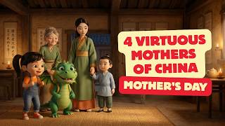 Mencius's Mother Moved 3 Times | The Original Tiger Mom | Mother's Day Chinese Stories for Kids