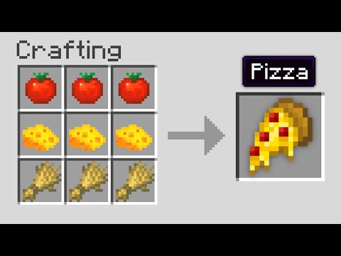 I coded PIZZA in Minecraft... (it's deadly)