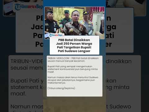 Meski PBB Pati Batal Dinaikkan, Pendemo Bersatu Targetkan Bupati Pati sudewo Lengser