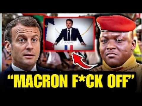 President Traore Tears Macron a New One Tells the Pathetic boy to Worship Africans