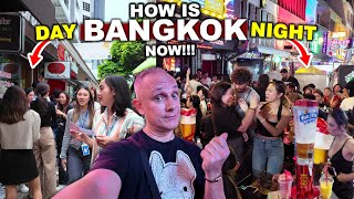 How Is Life In BANGKOK Now | Crowded Days & Crazy Nights | See The Real Vibes #livelovethailand