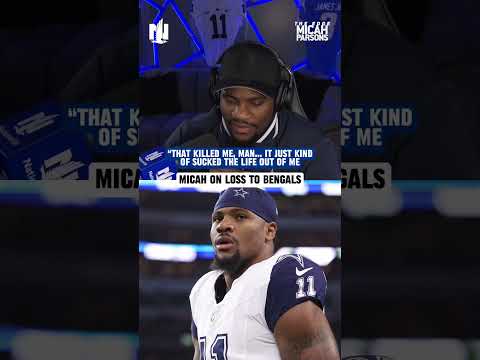 Micah explains why he left the field early on MNF