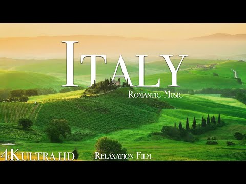Horizon View in ITALY - Breathtaking Nature bath with Romantic Music - 4k Video HD Ultra
