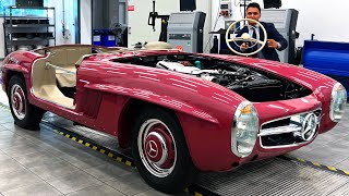 3 Million Dollar WEDDING of Mercedes 300 SL Roadster | Motor Classic Restoration