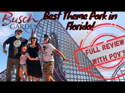 Busch Gardens Tampa FULL REVIEW with POV's and Iron...