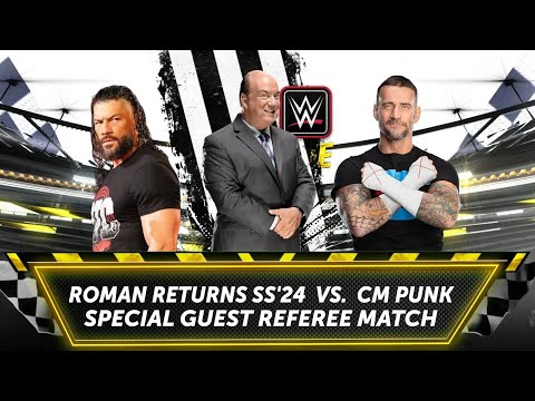 Roman Reigns vs CM Punk Paul Heyman is  Special guest referee at Fastlane WWE2K25  @WWE