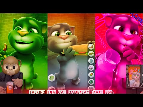 Talking tom cat gameplay (Part 354)